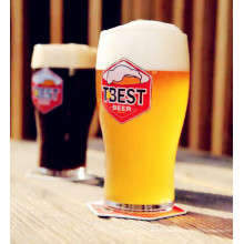 Logotipo personalizado Diseño creativo Copa de cerveza Copa de vidrio de cerveza